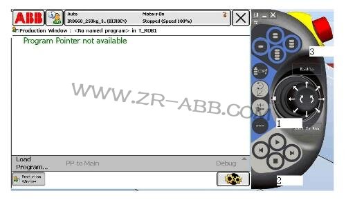 ABB機器人控制器面板與示教器界面布局